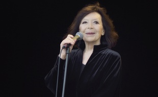 Juliette Gréco, en concert dans le cadre de sa tournée d'adieux lors de l'édition 2015 de la Fête de l'Humanité.