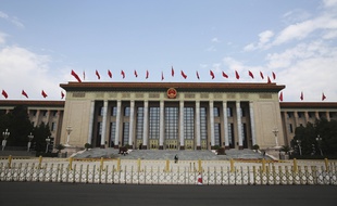 Le palais de l'assemblée du peuple, à Pékin, le 28 mai 2020.
