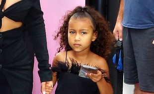 North West, la fille de Kim Kardashian et du rappeur Kanye West, à Hollywood.