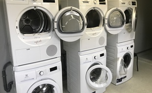 Le nouveau bains-douches géré par le Foyer Notre-Dame des Sans-Abri à Villeurbanne.