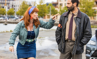 Audrey Fleurot et Mehdi Nebbou dans la série