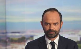 Le nouveau Premier ministre Edouard Philippe au 20 h de TF1.