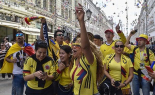 Les supporters colombiens veulent faire aussi bien qu'en 2014.