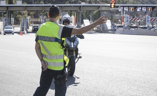 Un contrôle proche de la frontière italienne.