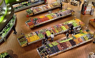 Illustration d'un supermarché