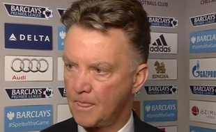 l'entraîneur de Manchester United Louis Van Gaal, le 18 avril 2015, à Londres.
