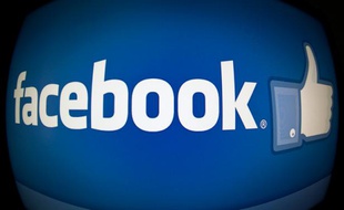 La page d'accueil du réseau social Facebook le 25 février 2013
