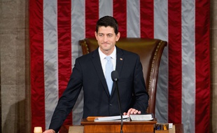 Le républicain Paul Ryan a été élu président de la Chambre des représentants, le 29 octobre 2015.