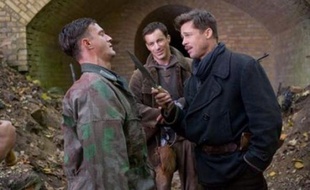 Brad Pitt dans le dernier film de Quentin Tarantino, "Inglorious Basterds"