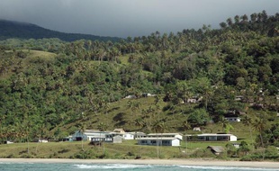 L'île de Pentecôte au Vanuatu, le 13 septembre 2005