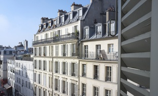 Des immeubles dans le IIIe arrondissement de Paris. (Illustration)