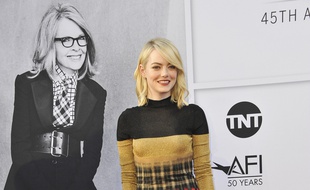 L'actrice Emma Stone aux 45th AFI Life Achievement Award.