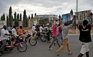 Manifestation de l'opposition burundaise le 24 mai 2015 à Bujumbura