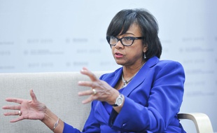 Cheryl Boone Isaacs; la présidente de l'Académie des Oscars