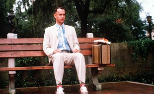 Tom Hanks dans le rôle de Forrest Gump, en 1994