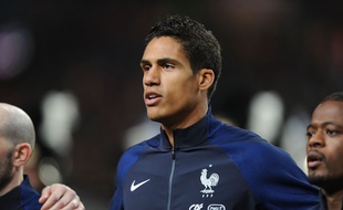 Raphaël Varane lors du match amical Pays-Bas - France