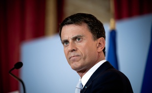 Manuel Valls, le 29 juin 2015 à l'Hôtel Matignon