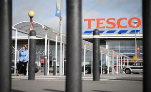 Un supermarché Tesco dans le nord de Londres le 29 août 2014