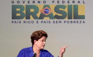 La présidente brésilienne Dilma Rousseff à Brasilia le 20 novembre 2014