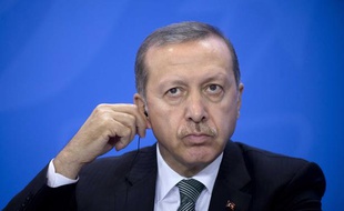 Recep Tayyip Erdogan à Berlin le 4 février 2014.