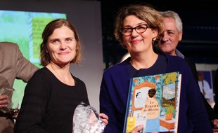 Raphaële Frier (à g.) et le directrice du salon Sylvie Vassallo