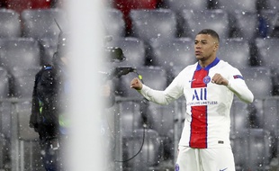 Kylian Mbappé, auteur d'un doublé à l'Allianz Arena