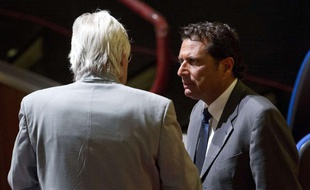 Le capitaine Schettino, le 23 septembre 2013 à la reprise de son procès à Grossetto en Italie.