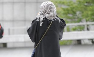 Une femme voilée.