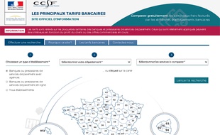 Ce nouveau site lancé par le gouvernement permettra à tout le monde de comparer gratuitement les tarifs des services pratiqués par les banques.