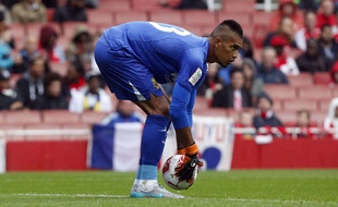 Le gardien de Villareal Alphonse Areola, en juillet 2015, à Londres.