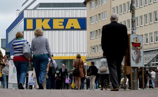 Magasin Ikea à Hambourg le 30 juin 2014