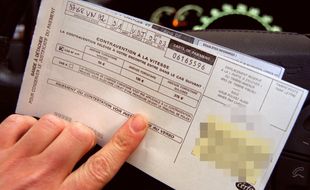 Illustration d'une contravention.