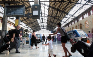 La gare Saint-Charles à Marseille.