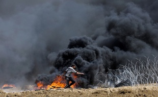 Vendredi 27 avril, une nouvelle manifestation s'est déroulée à la frontière israélienne à Gaza.
