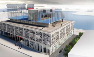 Visuel de synthèse du projet Radisson Blu Hotel & spa à Bordeaux.