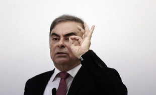 Carlos Ghosn, à Beyrouth au Liban, le 8 janvier 2020.