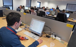 Le centre de services d'Accenture à Nantes emploie en majorité des informaticiens.