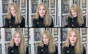 Arielle Dombasle lors du lancement du mook, «Jésus».