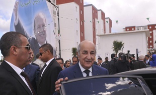 Abdelmadjid Tebboune le 3 avril 2017, lorsqu'il était ministre algérien du Logement.