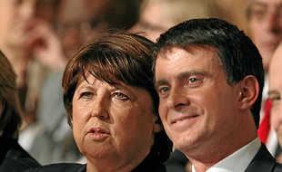 Martine Aubry et Manuel Valls.