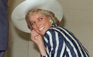 La princesse Diana en visite en Australie, le 27 janvier 1988.