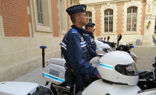 Toulouse, le 16 décembre 2014 - Présentation de la nouvelle brigade d'intervention rapide de la police municipale.