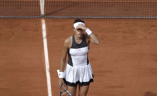 Garbine Muguruza, le 4 juin 2017 sur le Lenglen.