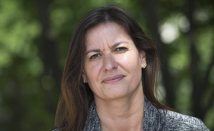 Françoise Coutant, tête de liste d'EELV en Aquitaine Limousin Poitou-Charentes lors des élections régionales de 2015.