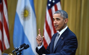 Le président des Etats-Unis Barack Obama à Buenos Aires, le 23 mars 2016