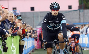 Mikel Landa sous le maillot de la Sky