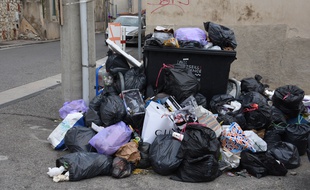 Dans le 16e arrondissement de Marseille, pendant la grève (Photo d'illustration).