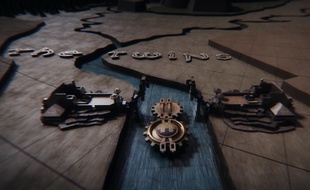 Image extraite du générique de «Game of Thrones»
