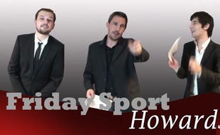 Capture d'écran de la cérémonie des Friday Sport Howards 2010.