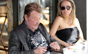 Johnny Hallyday à Beverly Hills, le 14 janvier 2011